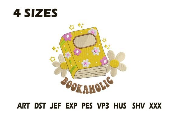 Bookaholic Embroidery Design Review for Business