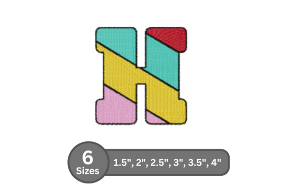 Candy Stripe Alphabet - H: A Craft Fair Review