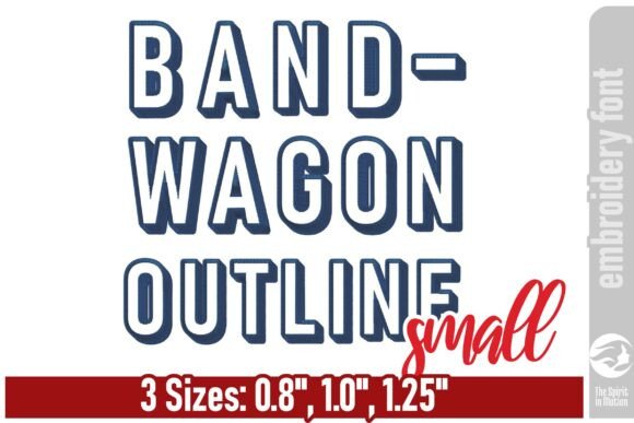 Review: Bandwagon Outline Font - S