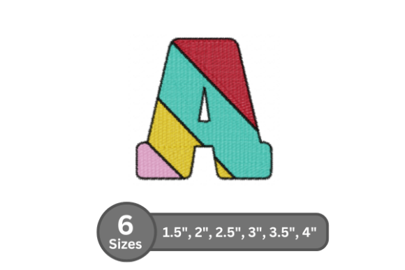 Review: Candy Stripe Alphabet -a for Embroidery