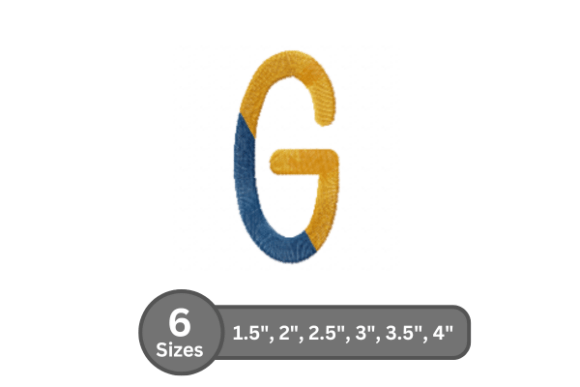 Review: Chalk Split Alphabet - G for Holiday Embroidery