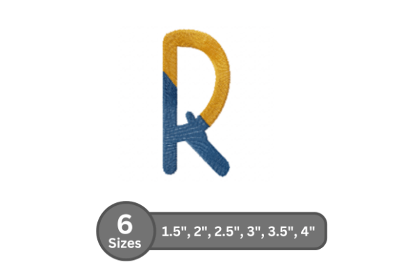 Review: Chalk Split Alphabet -R for Boutique Sweatshirts