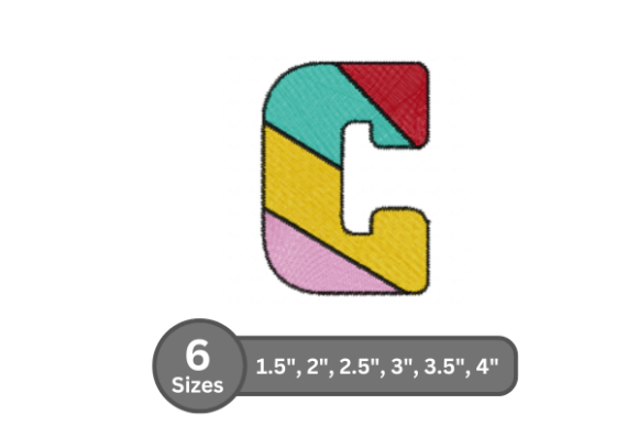 Reviewing Candy Stripe Alphabet -C for Gifts