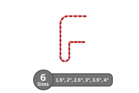 Soft Cord Alphabet -F Review for Holiday Embroidery
